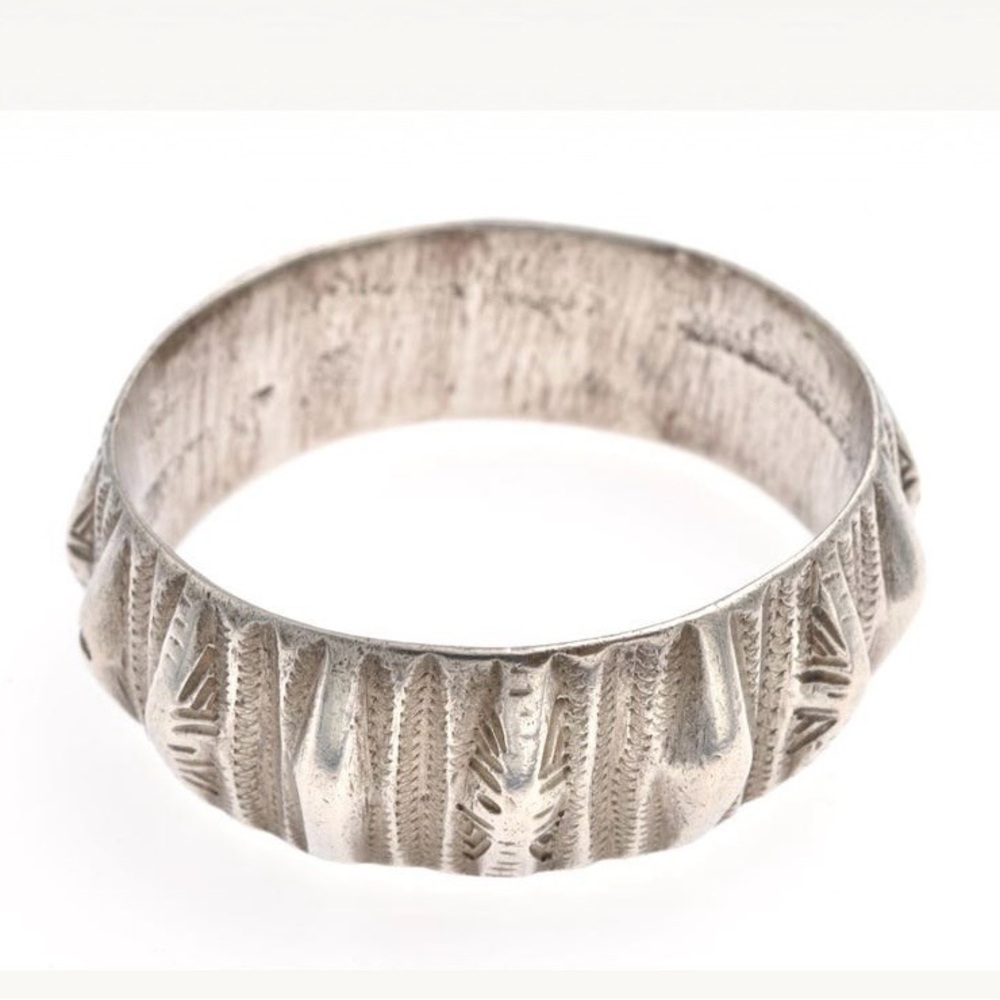 Vintage Tribal Berber Silver Bangle